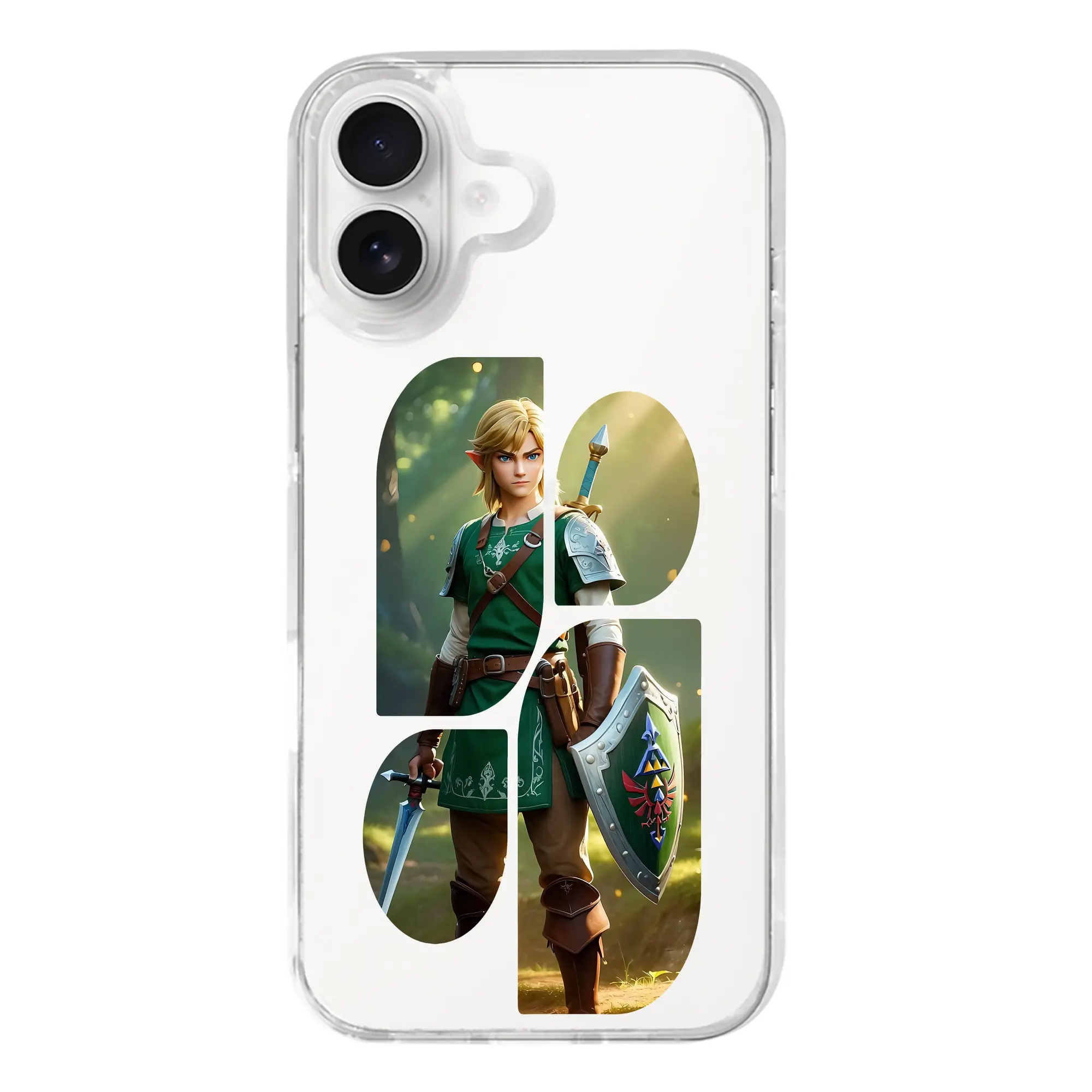 ゼルダの伝説 グッズ,リンク - iPhone 17シリーズ 透明スマホケース – 薄型・耐衝撃・精密フィット保護カバー